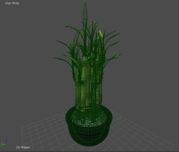 3d model of lucky bamboo - Lucky Bamboo... by robstranges