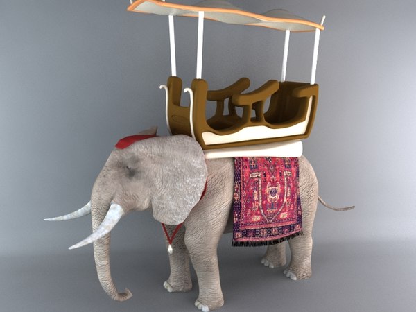 3d elephant african model - Elephant 3... by happyyyy