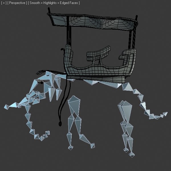 3d elephant african model - Elephant 3... by happyyyy
