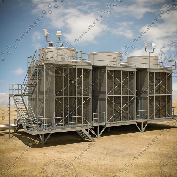 3d model air roof unit - Air Roof Unit... by PlastyForma