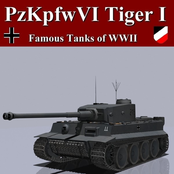 3d model pzkpfw tiger tank - PzKpfw VI TigerI by jhthomas512