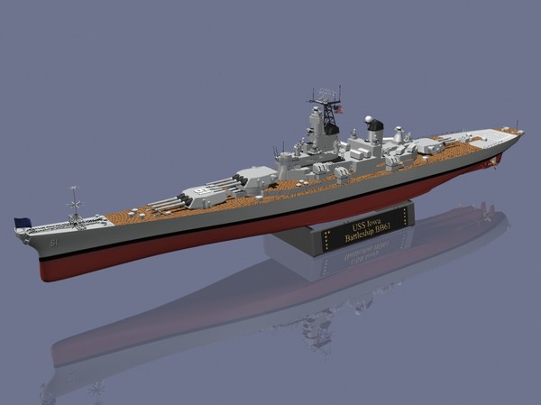 maya iowa battleships - USS Iowa Battleship by jhthomas512