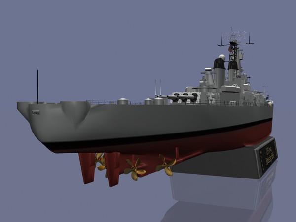 maya iowa battleships - USS Iowa Battleship by jhthomas512