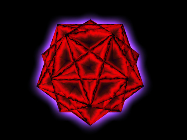 artifact pentagrams unique 3d model - penta-gem by dddrawww
