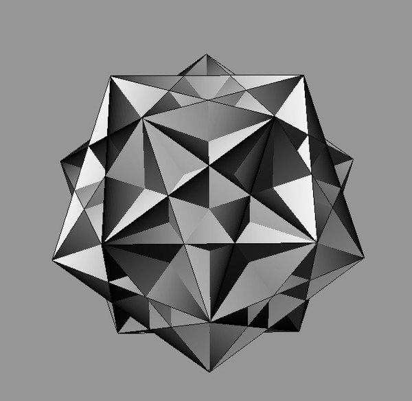 artifact pentagrams unique 3d model - penta-gem by dddrawww