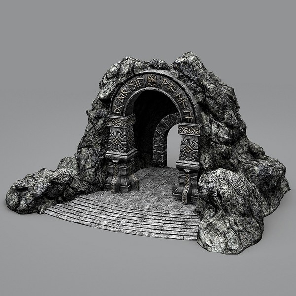 cave-entrance cave entrance fbx - Cave-Entrance... by bemola