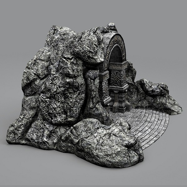 cave-entrance cave entrance fbx - Cave-Entrance... by bemola