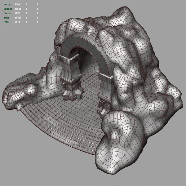 cave-entrance cave entrance fbx - Cave-Entrance... by bemola