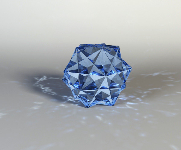 artifact pentagrams unique 3d model - penta-gem by dddrawww