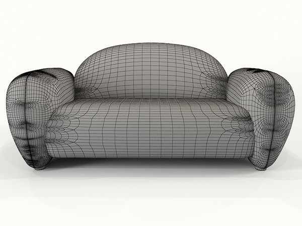 sofa rossi di albizzate 3d model - Rossi di albizzate  Geo GO 170... by jockermaxjocker