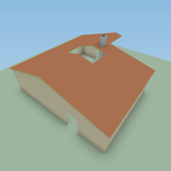 obj basic base - Basic House Model... by robstranges