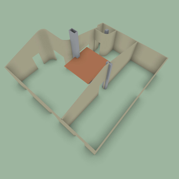 obj basic base - Basic House Model... by robstranges