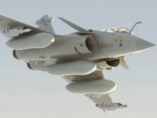rafale french fighter aircraft 3d model - Rafale --- French fighter by earth art