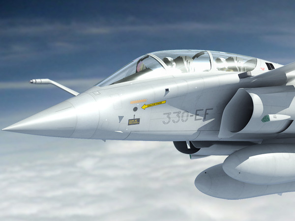 rafale french fighter aircraft 3d model - Rafale --- French fighter by earth art