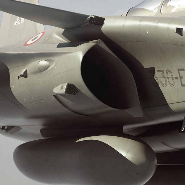 rafale french fighter aircraft 3d model - Rafale --- French fighter by earth art