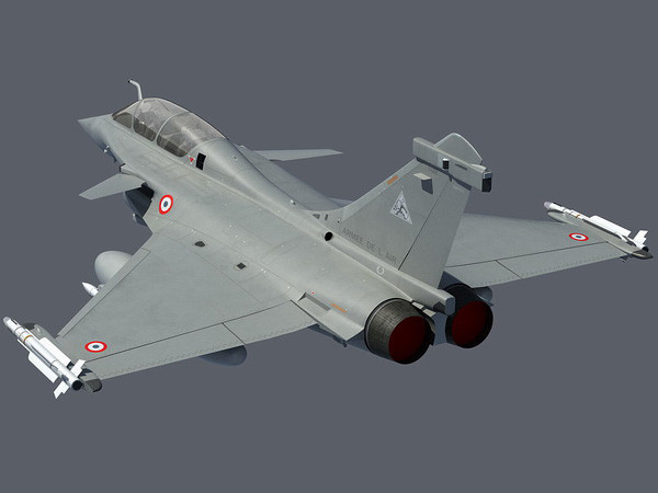 rafale french fighter aircraft 3d model - Rafale --- French fighter by earth art