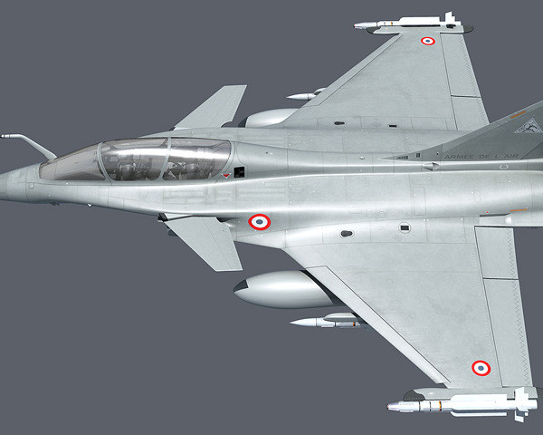 rafale french fighter aircraft 3d model - Rafale --- French fighter by earth art
