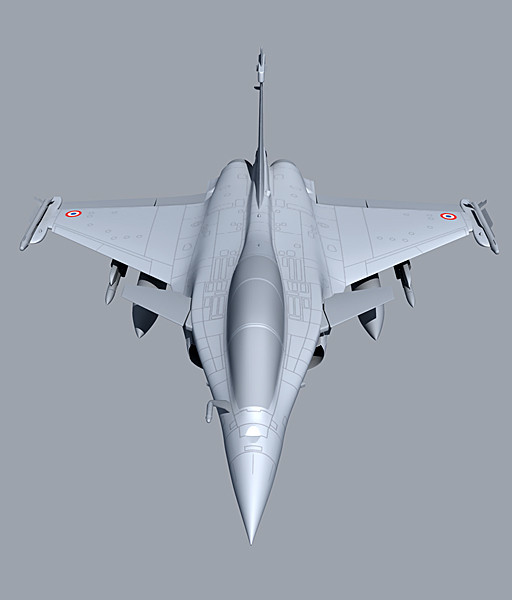 rafale french fighter aircraft 3d model - Rafale --- French fighter by earth art