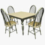 3d country kitchen table model