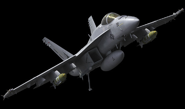 cvn-68 nimitz 3d max - Nimitz & F18E by earth art