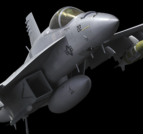 cvn-68 nimitz 3d max - Nimitz & F18E by earth art