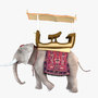 3d elephant african model