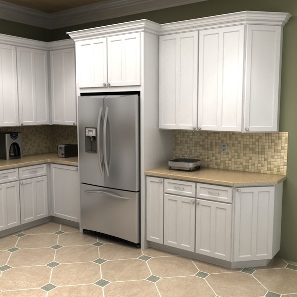 3d max kitchen scene - Full Kitchen Scene 2... by monkeyodoom