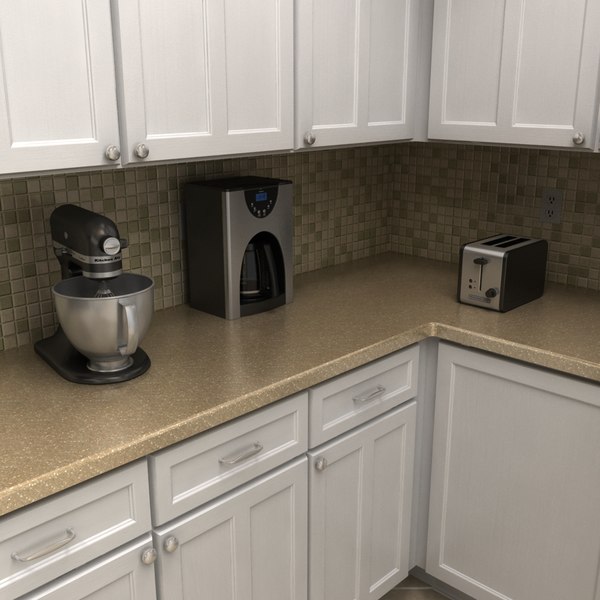 3d max kitchen scene - Full Kitchen Scene 2... by monkeyodoom