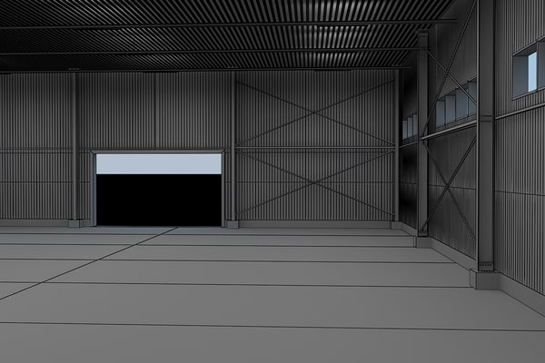 3d warehouse interiors - Warehouse with interior... by Branoa