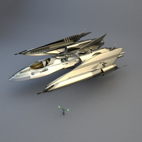 space spaceship 3d model - Spaceship FSX82001R... by sender pinarci