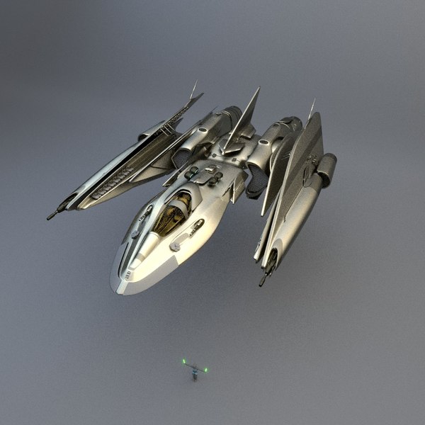 space spaceship 3d model - Spaceship FSX82001R... by sender pinarci