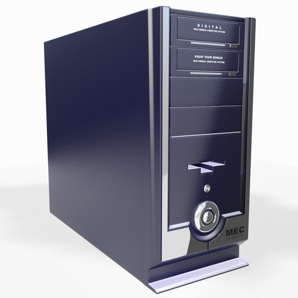 free computer case mec 3d model - Computer Case Mec by PROmax_