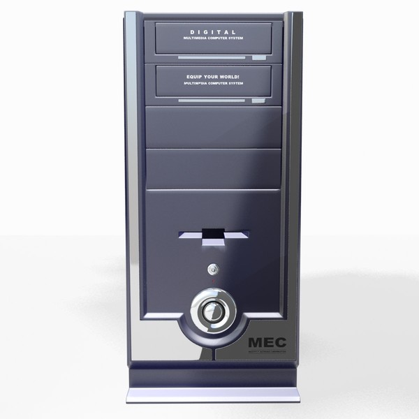 free computer case mec 3d model - Computer Case Mec by PROmax_