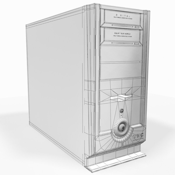 free computer case mec 3d model - Computer Case Mec by PROmax_