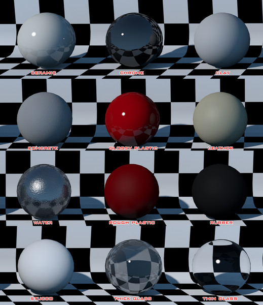 Blender Standard Architectural Materials