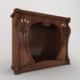 max art nouveau fireplace