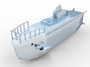 submarine fence turbine 3d model