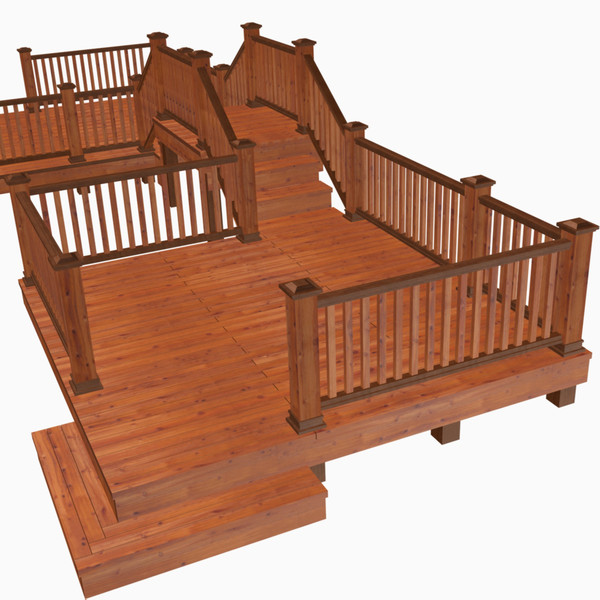 3d double deck bridge - Double Deck by chaosfractal