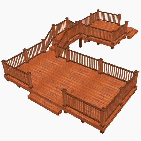 3d double deck bridge - Double Deck by chaosfractal