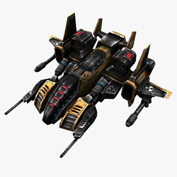 3d model of 2 space ship bosses - 2_Space_Ship_Boss... by Angryfly