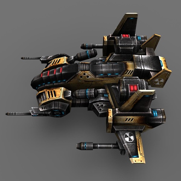 3d model of 2 space ship bosses - 2_Space_Ship_Boss... by Angryfly