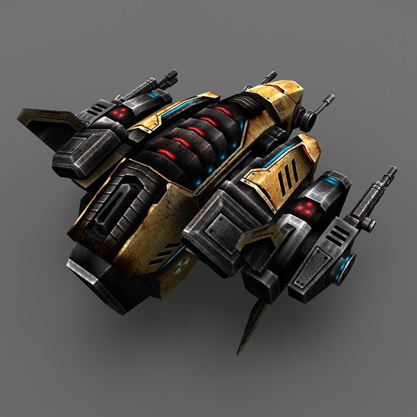 3d model of 2 space ship bosses - 2_Space_Ship_Boss... by Angryfly