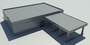 Bank 1 NoMat - Drive-Thru Bank Model - 3DS MAX 2010