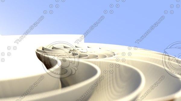 nautilus seashell obj - Nautilus SeaShell... by INNER LEAF