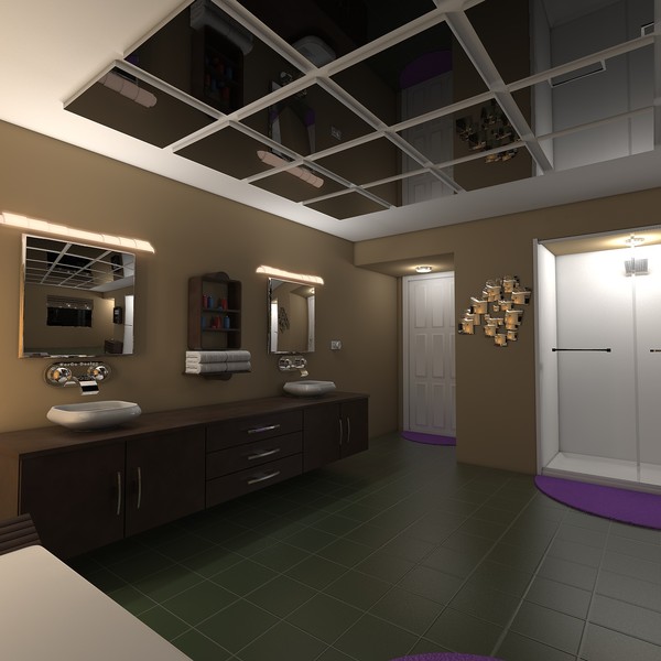 modern elegant bathroom interior c4d - Elegant Bathroom... by KeremGogus