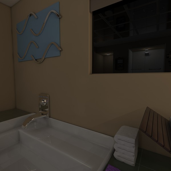 modern elegant bathroom interior c4d - Elegant Bathroom... by KeremGogus