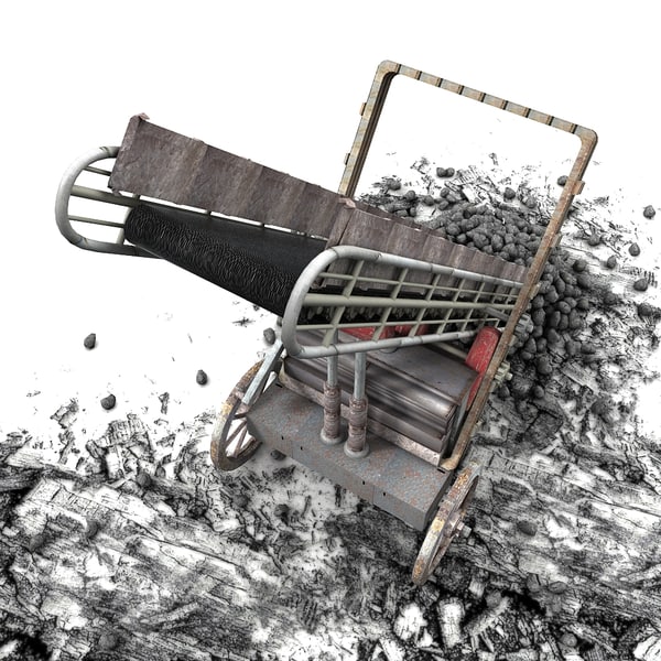 3d machine coal model - Coal Loader Machine... by Litarvan