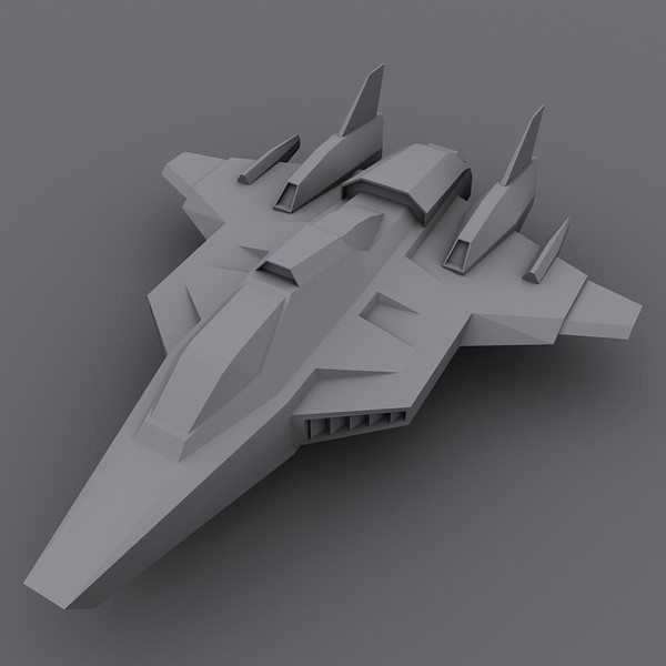 5 space frigates 3d max - 5_Space_Frigates... by Angryfly