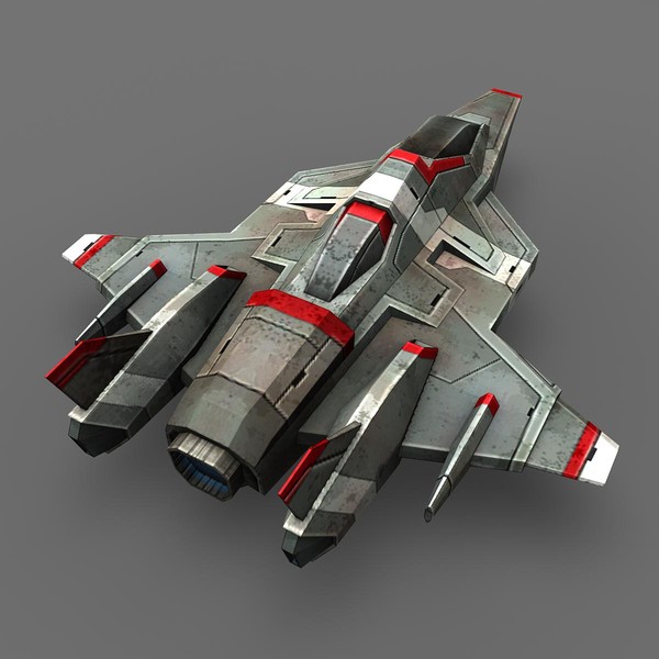 3d model ready games real-time - Space_Frigate_1... by Angryfly