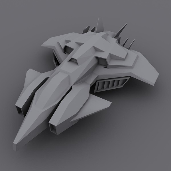 5 space frigates 3d max - 5_Space_Frigates... by Angryfly